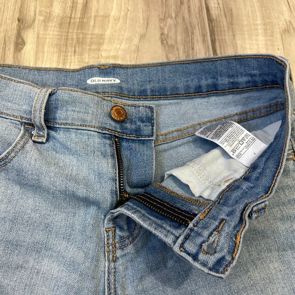 GAP Light Wash Cuffed Denim Shorts Women’s Size 2 Stretch Cotton Blend - Picture 8 of 9